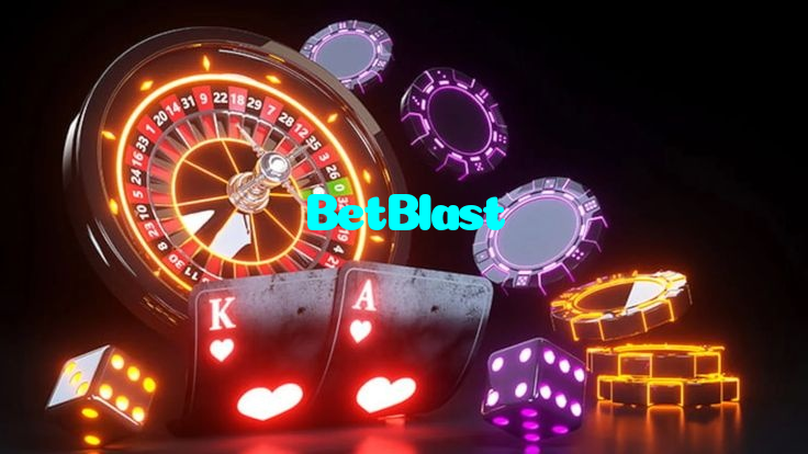 BetBlast casino presented on mobile device in Pakistan with slots and live games